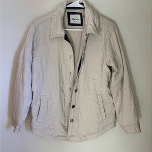 Stylish Men's Beige Quilted Jacket